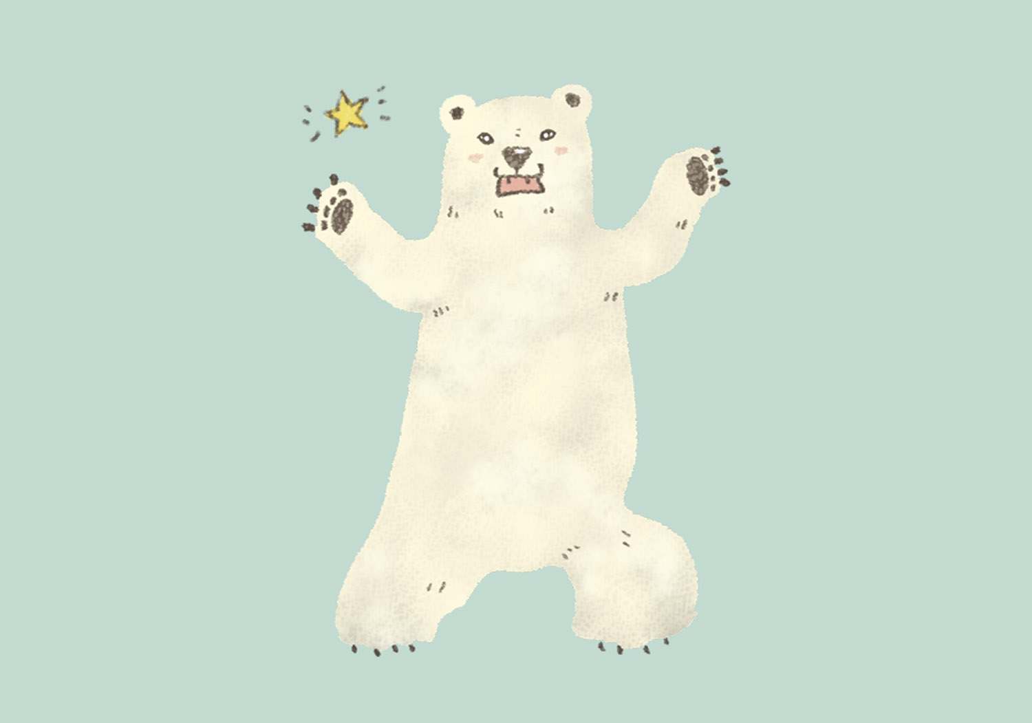 しろくまガオー!元画像単体